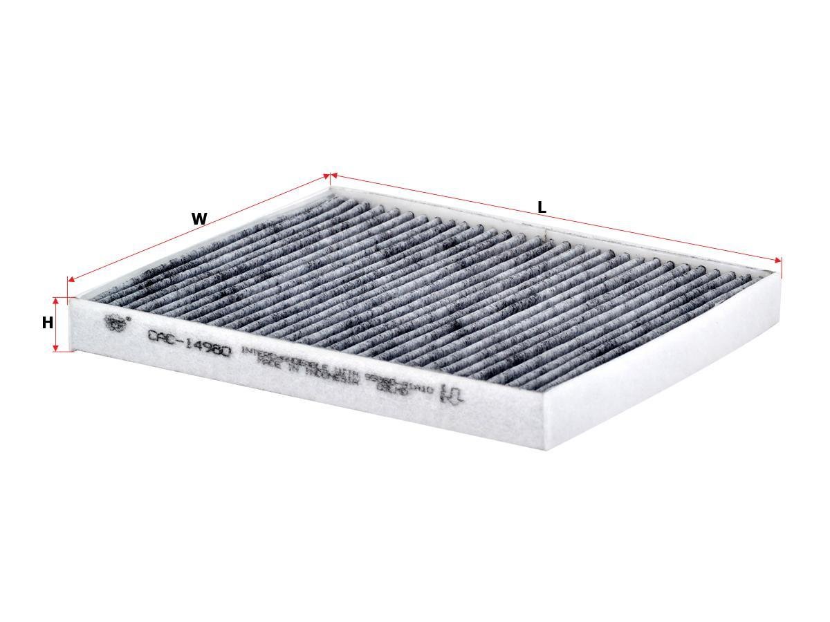 CABIN AIR FILTER | PART NO: CAC-14980 - Filterpro