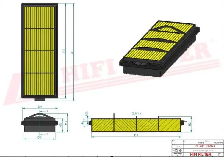 HIFI filters FILTER AIR | PART NO: SA 16774 - Filterpro
