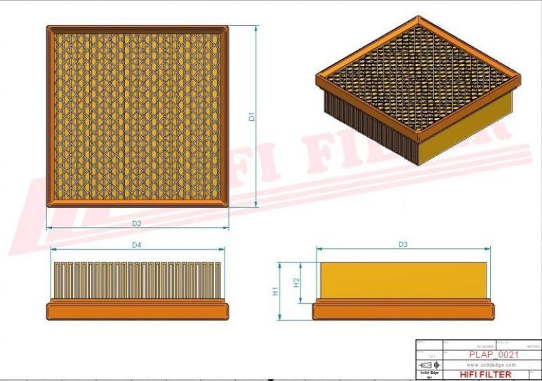 HIFI filters AIR FILTER | PART NO: SA 17096 - Filterpro